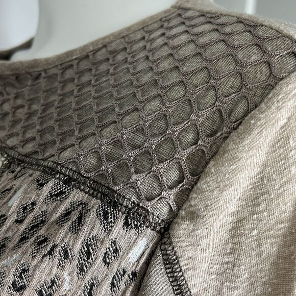 ANVRDIE Angels Never Die Size 2 Brown Floral Graphic Print Dress Steampunk - Picture 7 of 9